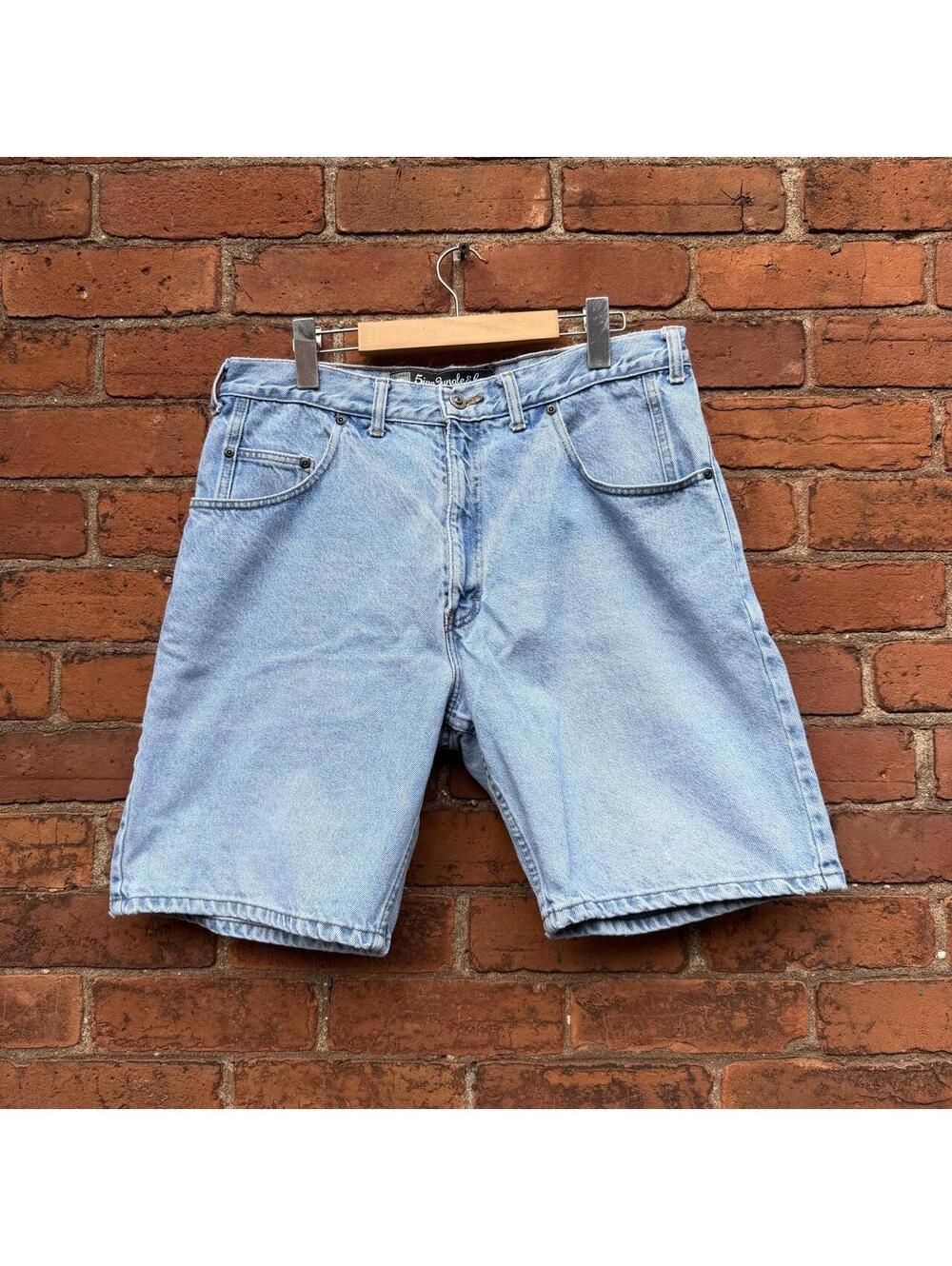 vintage 5ive jungle & co jean shorts 00s 32